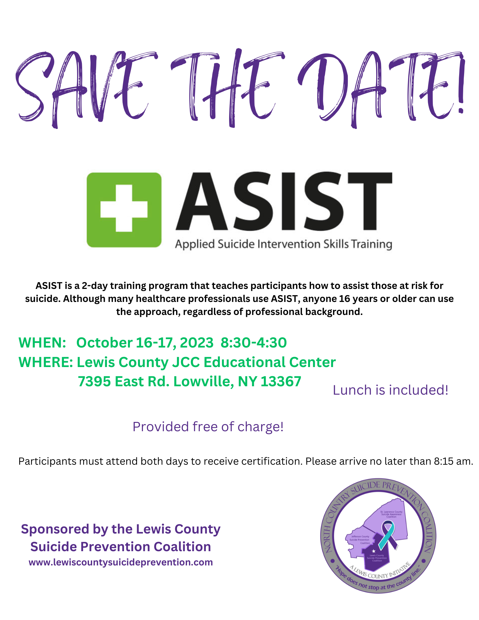 Save the Date ASIST